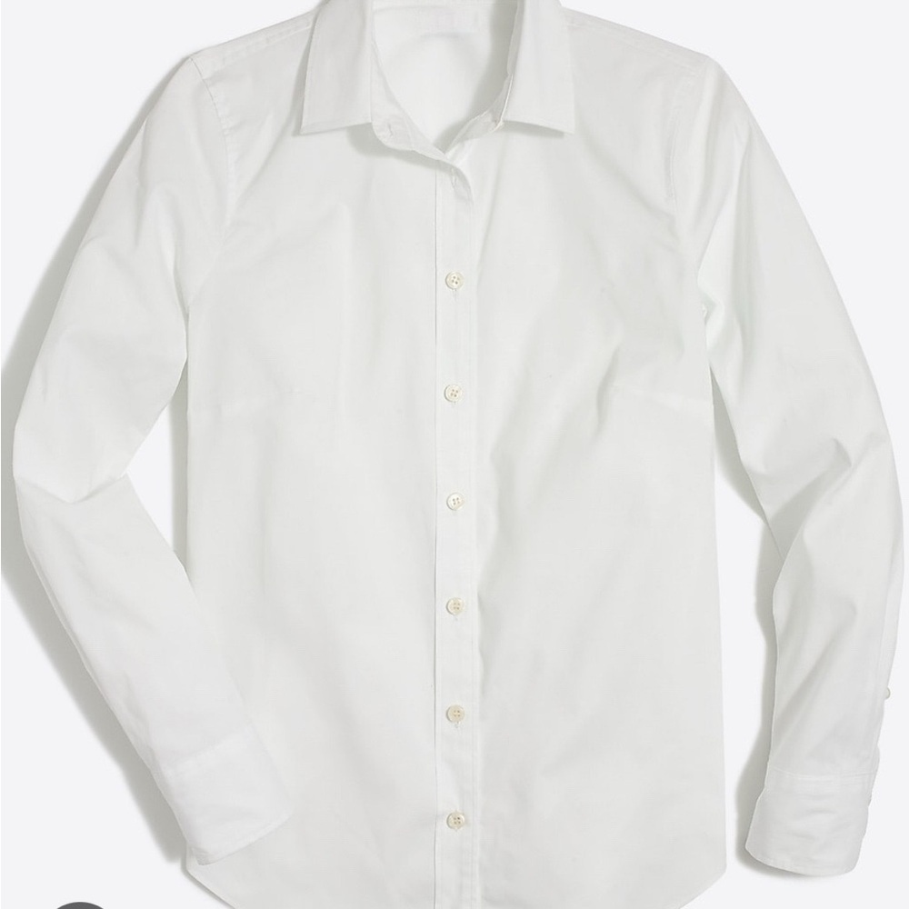 Jcrew Stretch button-down shirt / WHITE
